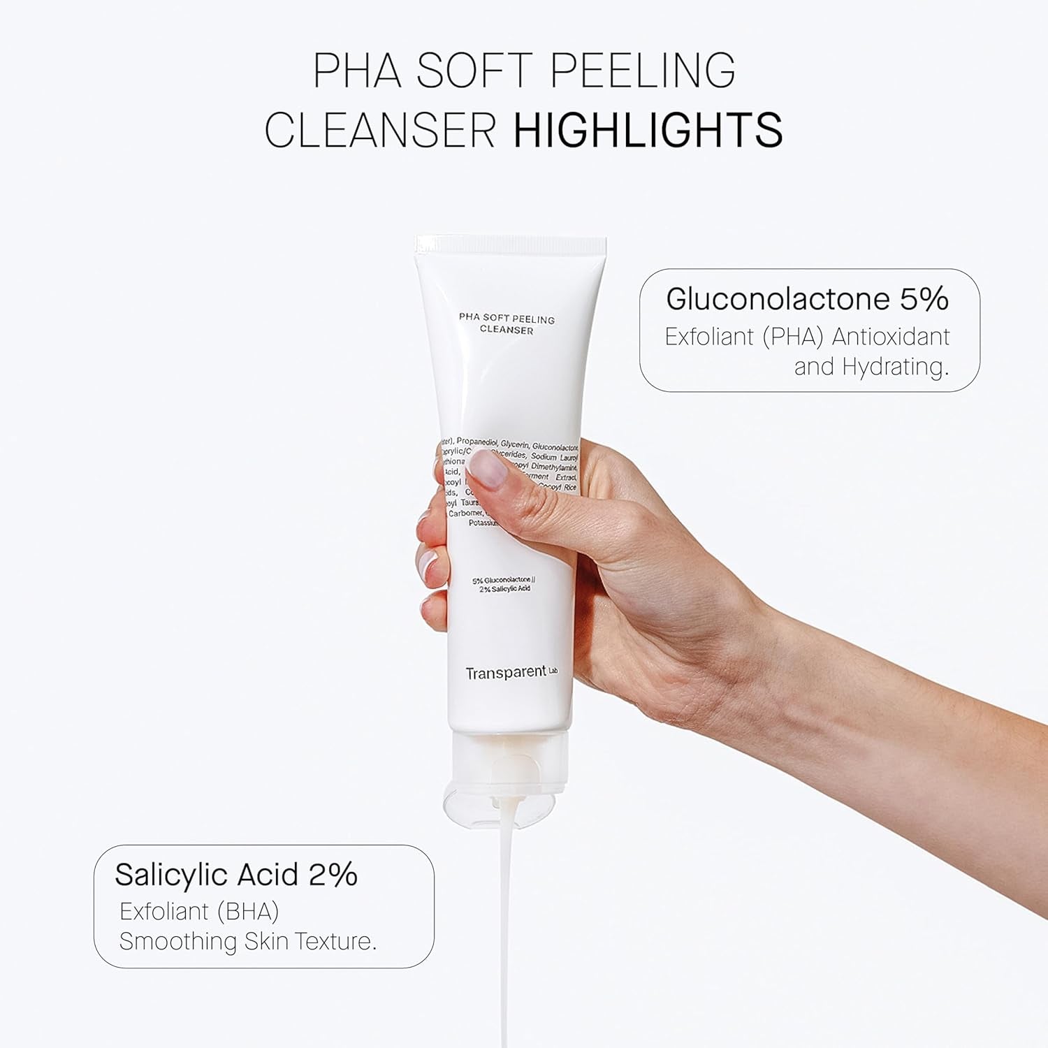 PHA SOFT PEELING CLEANSER - Nettoyant Visage Effet Peeling Aux BHA Et PHA
