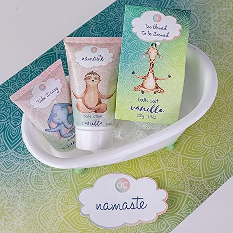 - Set De Bain Et Douche Anti-Stress Au Parfum De Vanille, Coffret Cadeau Pour Que Les Femmes Se Détendent Le Jour De Leur Anniversaire Coffret Cadeau Et Soin Bien-Être 5 Pièces Avec Baignoire