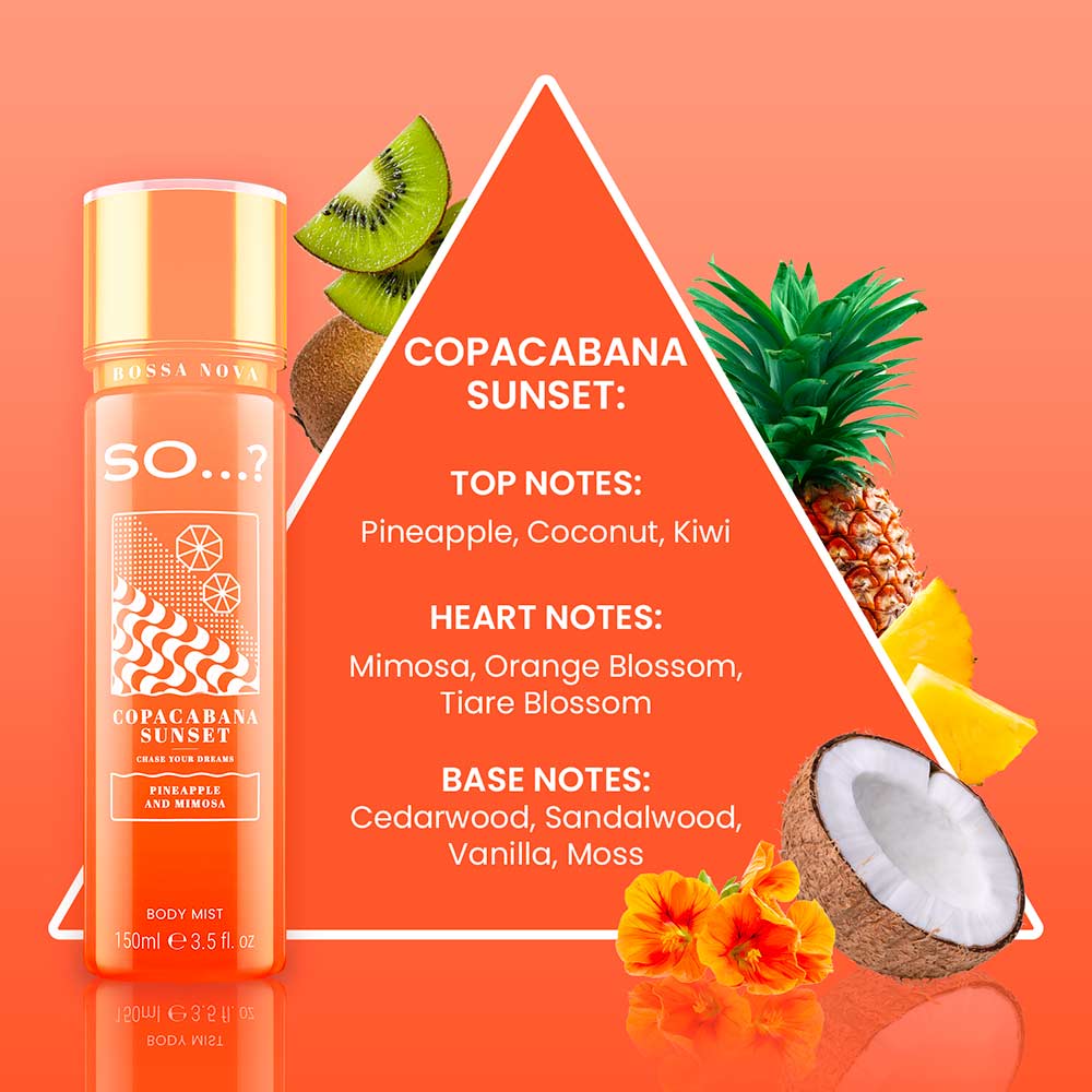 Brume Bossa Nova Copacabana Sunset - Ananas, Mimosa, Vanille Orientale - 150ml