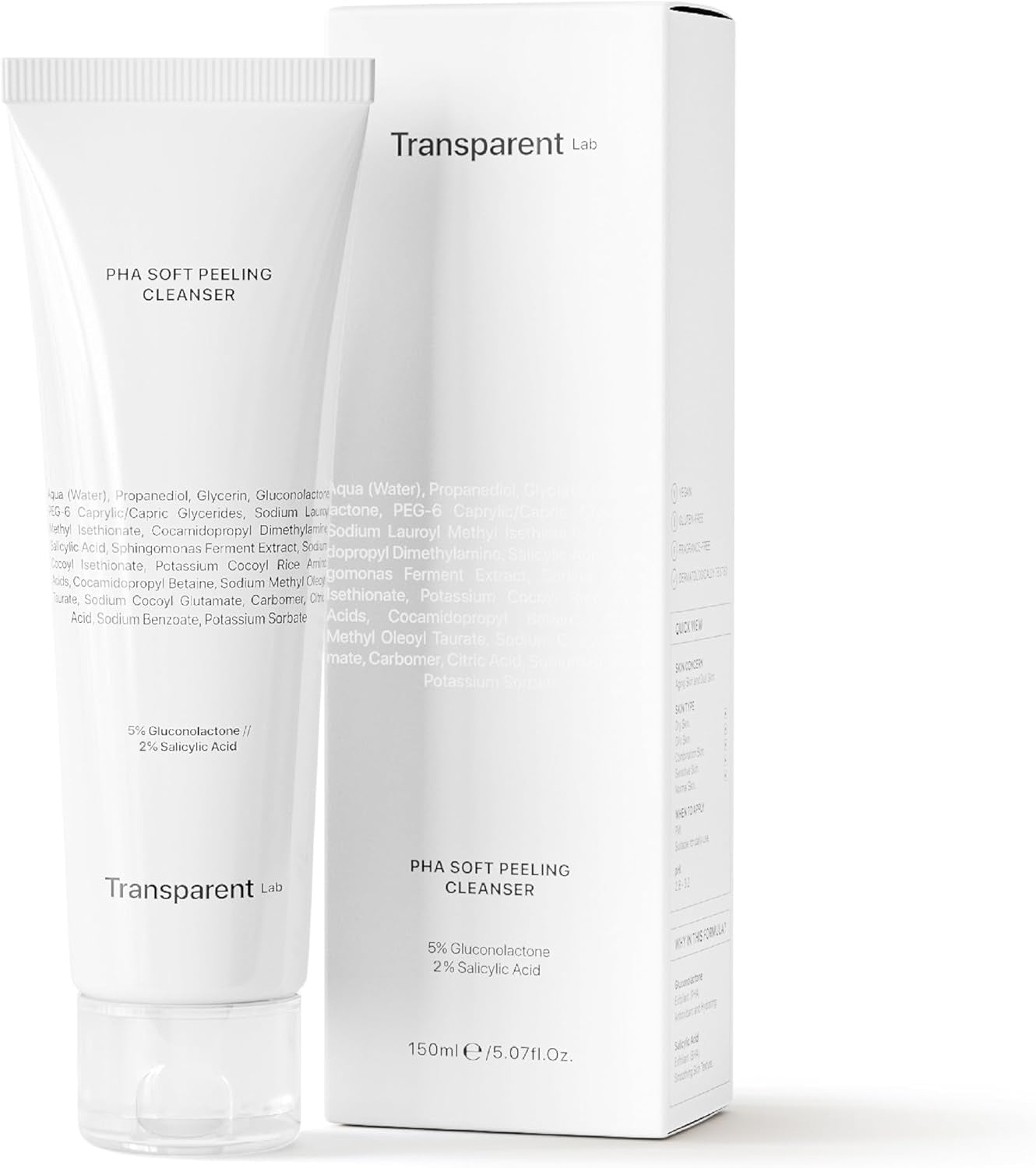 PHA SOFT PEELING CLEANSER - Nettoyant Visage Effet Peeling Aux BHA Et PHA