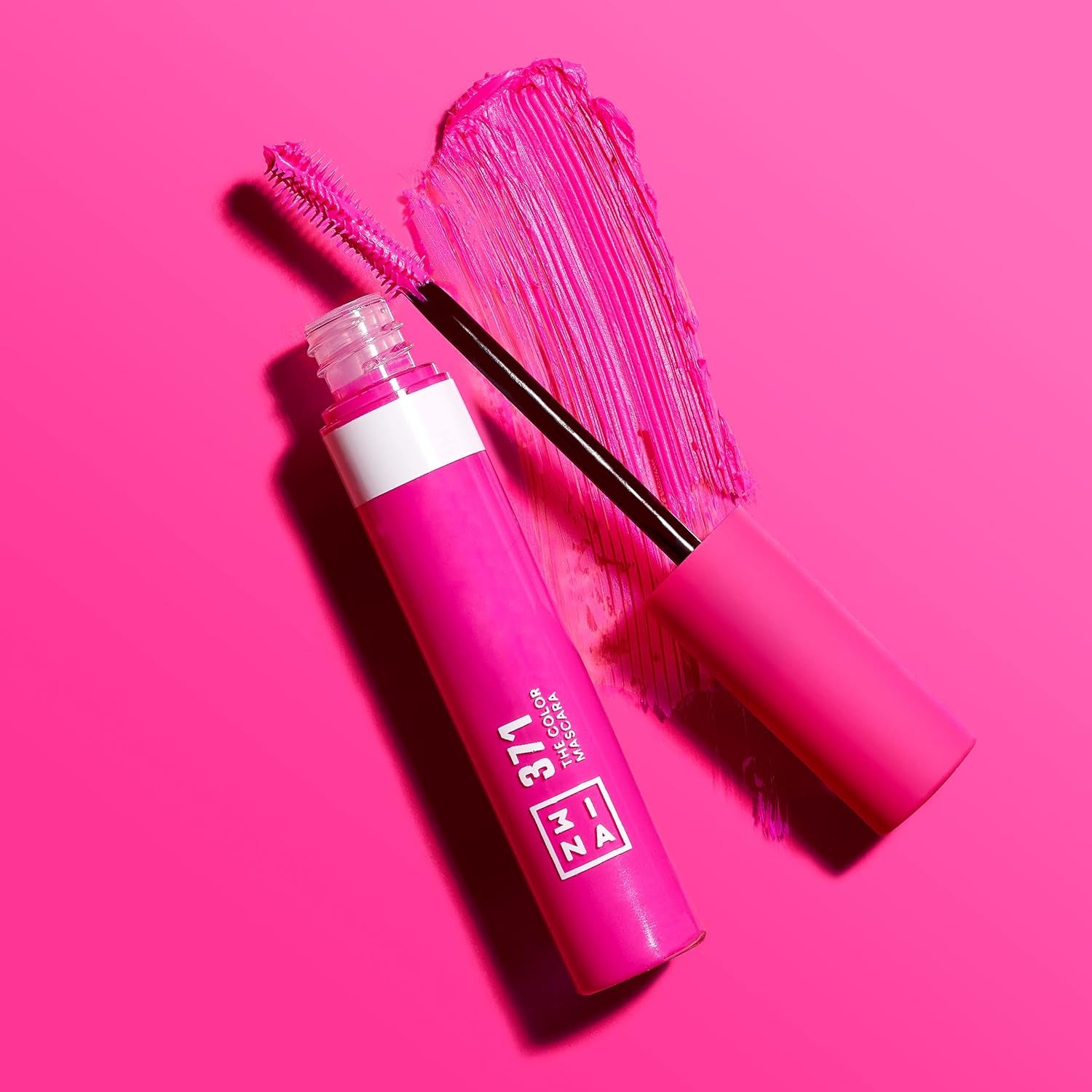 MAKEUP - the Color Mascara 371 - Rose - Avec Kératine Végétale - Mascara Coloré Pour Cils - Volume Et Longueur - Pour Yeux Sensibles - Vegan - Cruelty Free