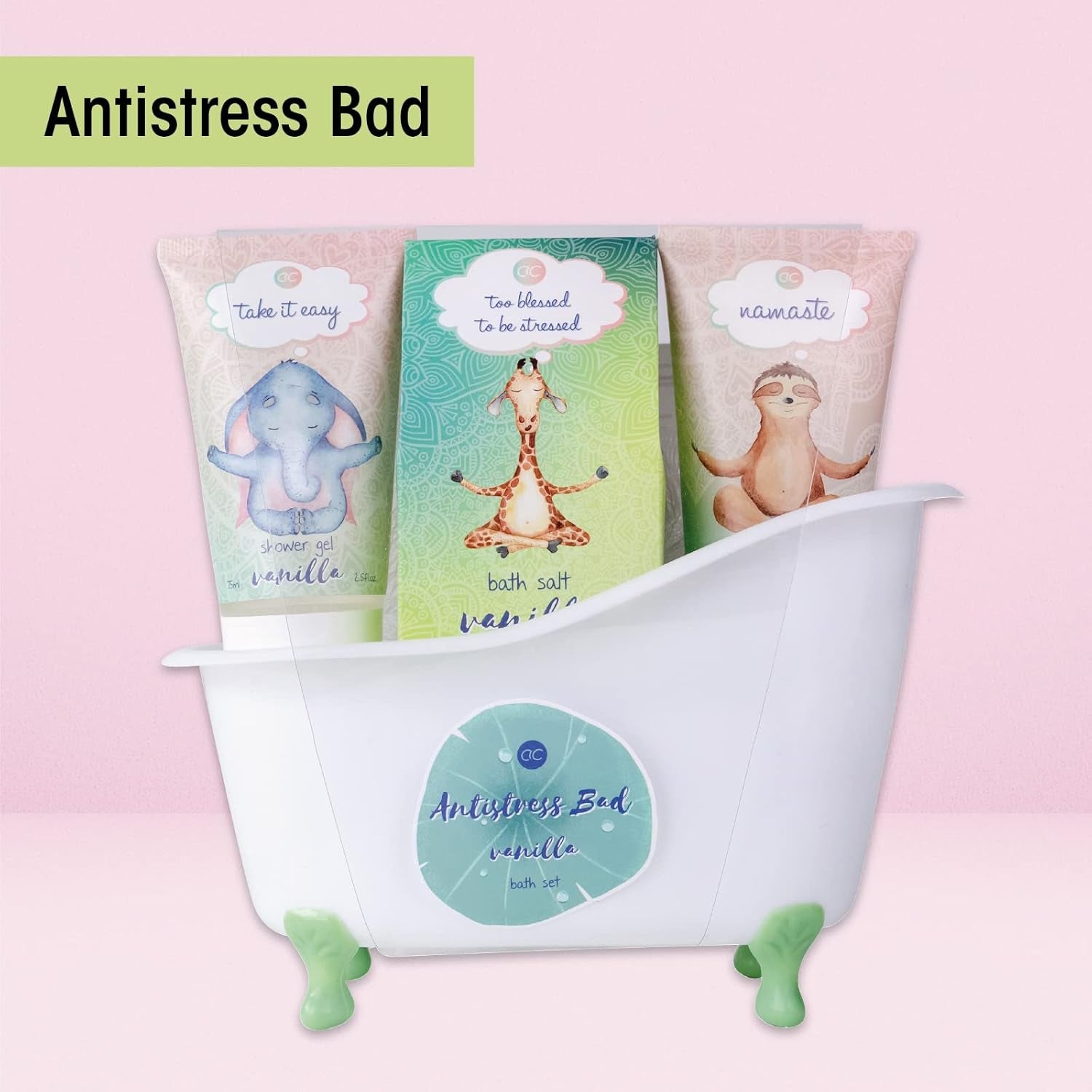 - Set De Bain Et Douche Anti-Stress Au Parfum De Vanille, Coffret Cadeau Pour Que Les Femmes Se Détendent Le Jour De Leur Anniversaire Coffret Cadeau Et Soin Bien-Être 5 Pièces Avec Baignoire