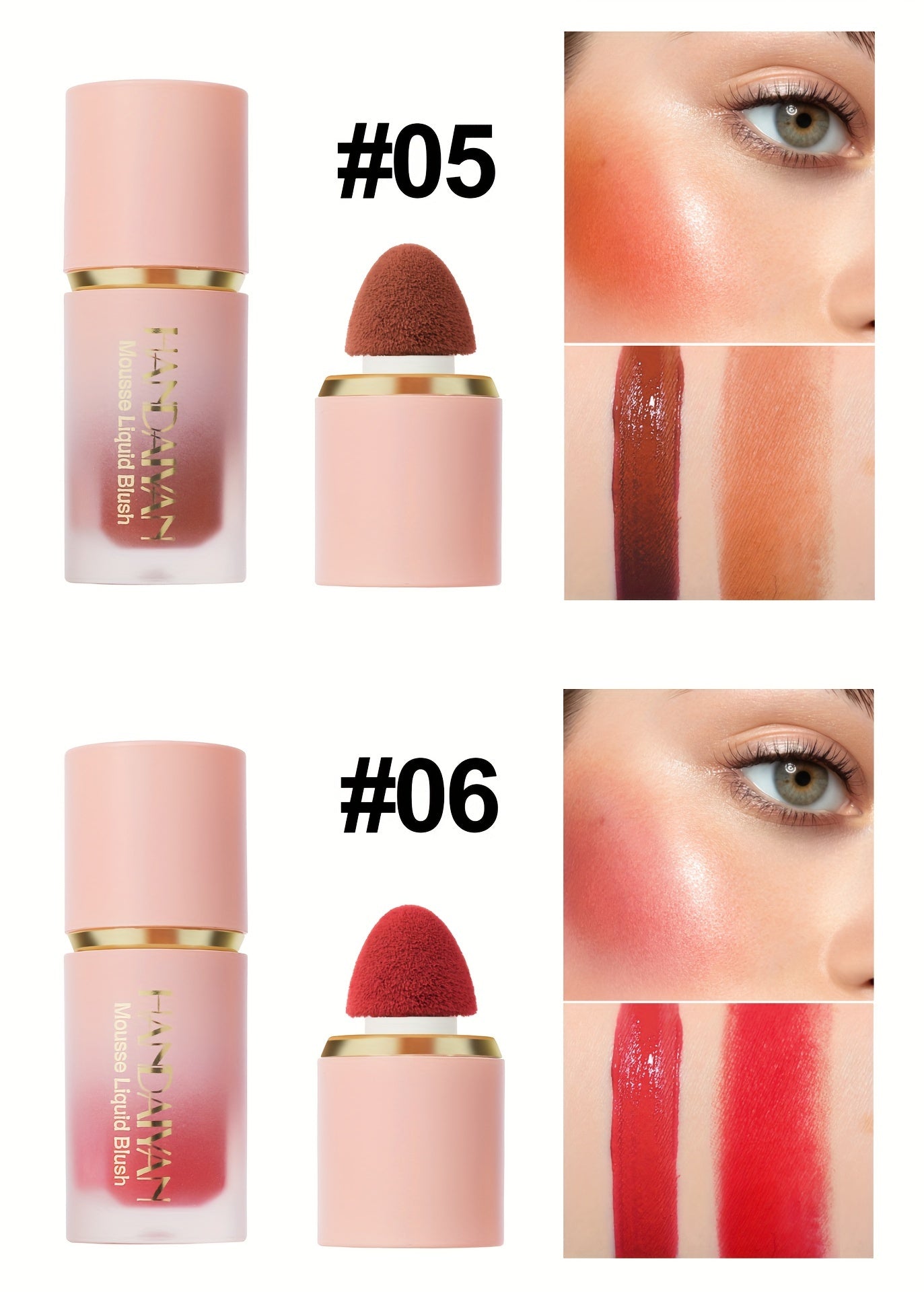 Set de 3 Blush Liquides HANDAIYAN