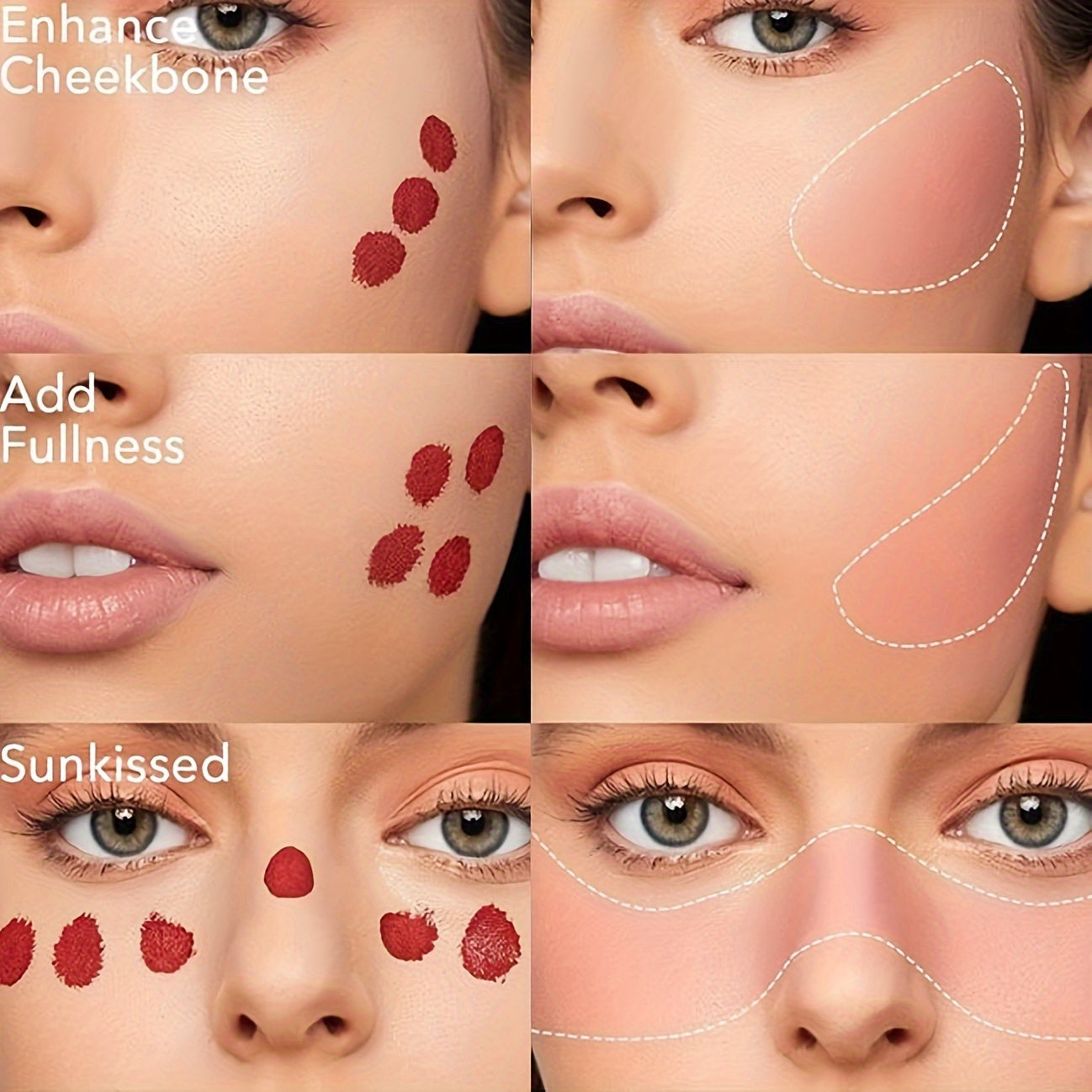 Set de 3 Blush Liquides HANDAIYAN