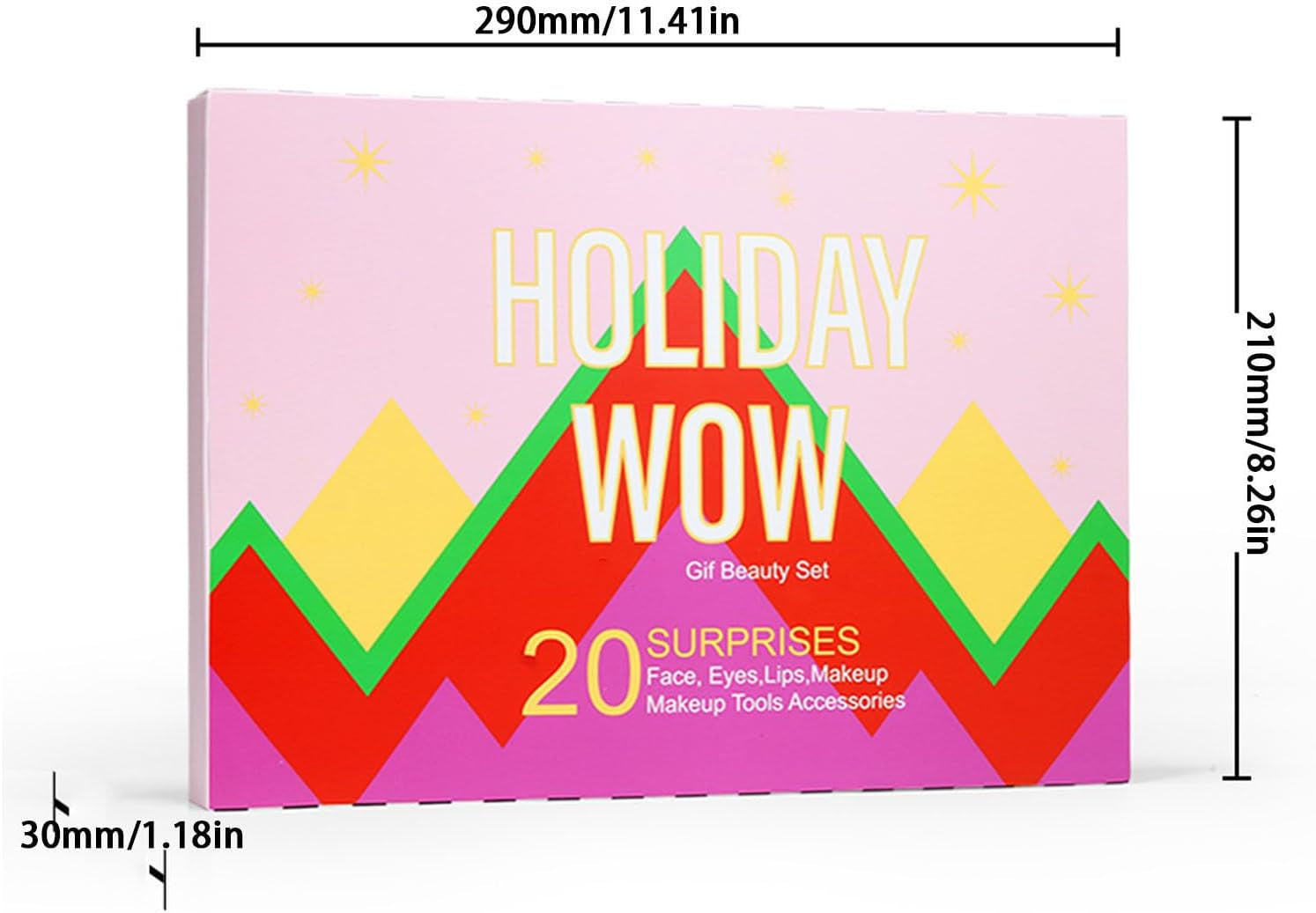 Calendrier De L'Avent 2023 Maquillage - Calendrier De L'Avent Beauté - Calendrier De Noël Cosmétique Maquillage Coffrets Cadeaux - Maquillage Femme 24 Beau Cadeaux De Noël