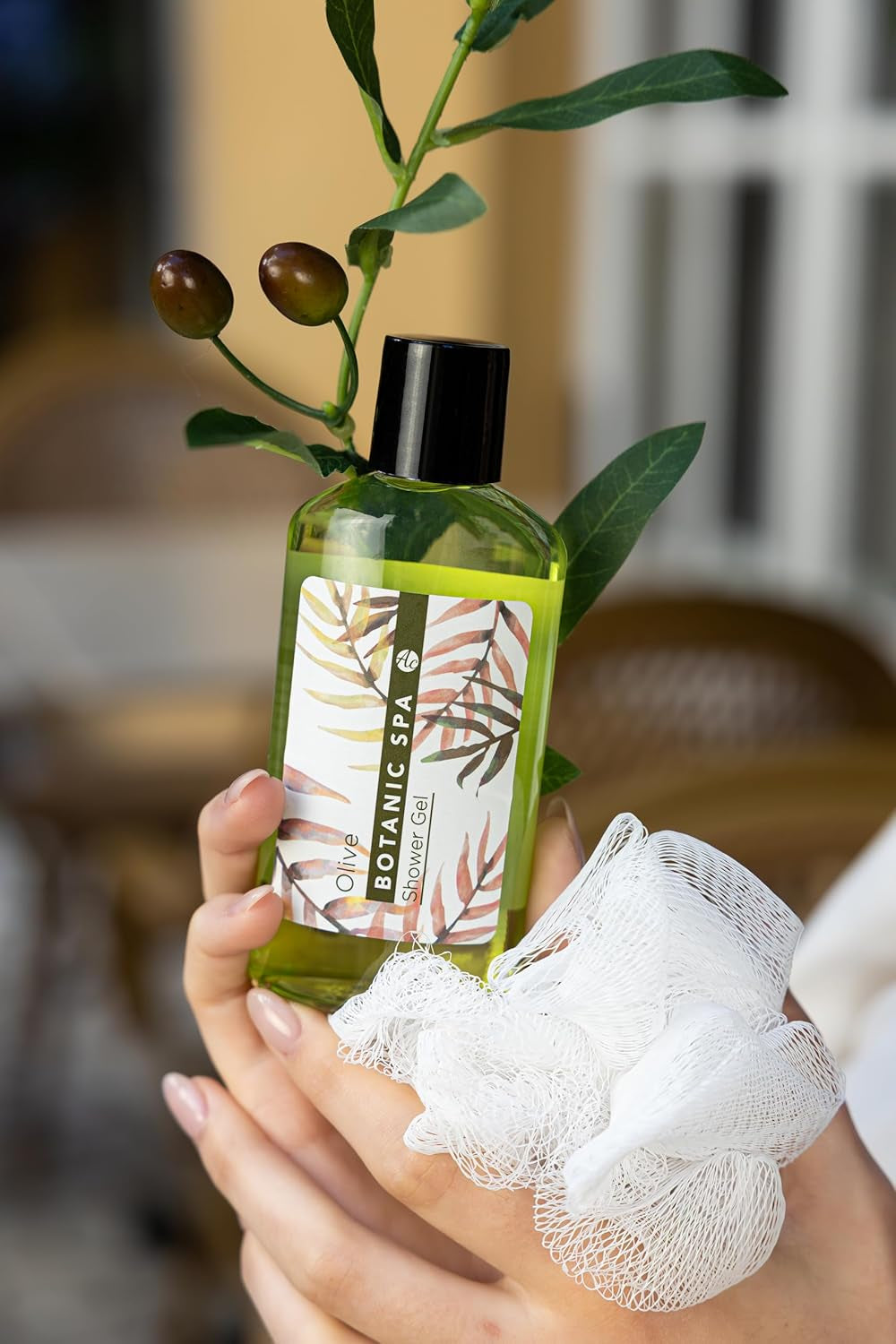 Coffret Cadeau OLIVE SPA Dans Un Panier En Jonc De Mer - Ensemble De Bain Et Douche - 5 Pièces Dans Un Panier Décoratif En Jonc De Mer, Cadeau D'Anniversaire, Kit Bien-Être Pour Les Femmes