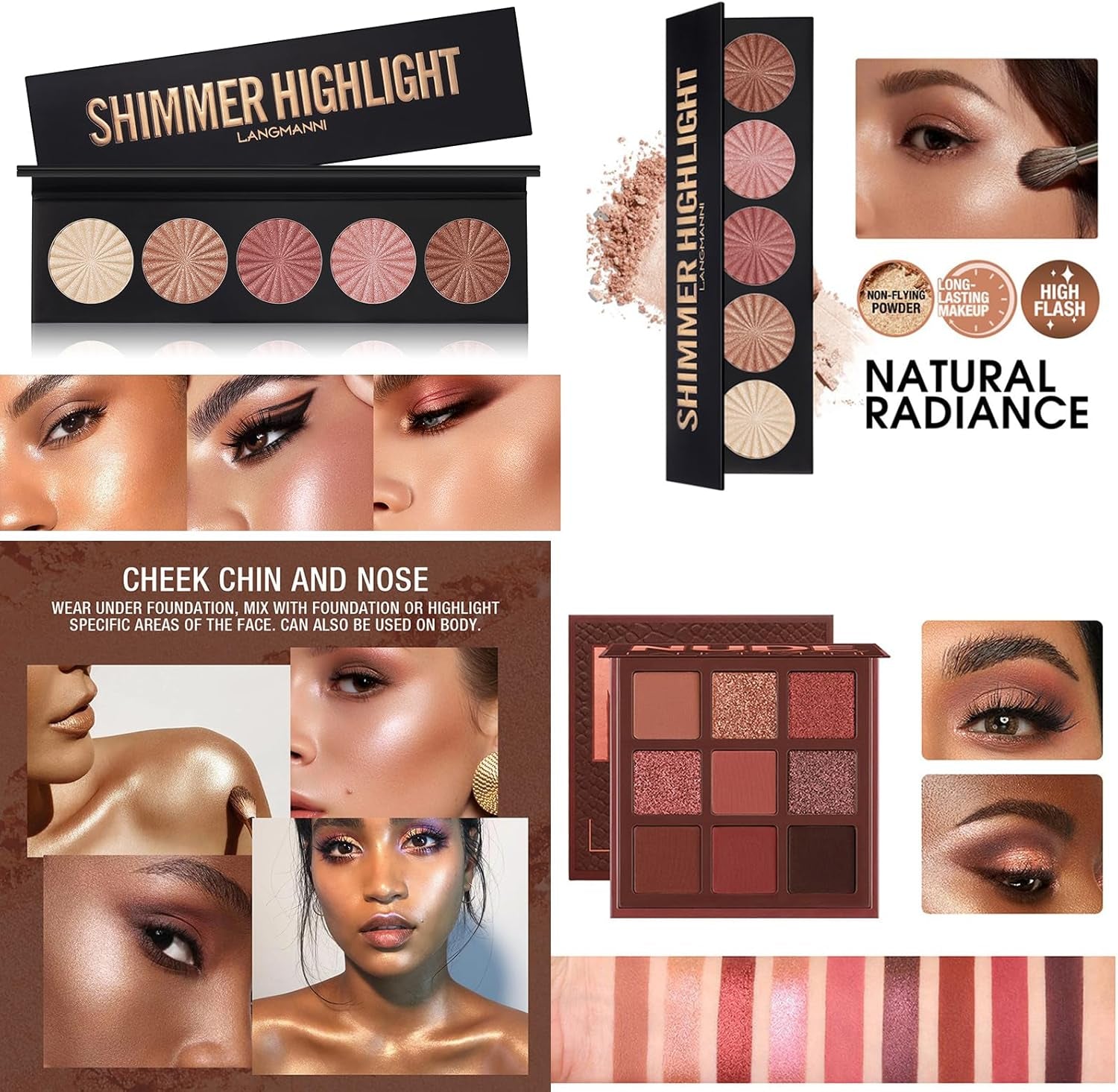 Coffret Maquillage Femme, Malette Maquillage, Kit De Maquillage Tout-En-Un, Mallettes Et Coffrets De Maquillage Trousse De Complète Cosmétique Pour Les Femmes Filles Idée Cadeau De Noël