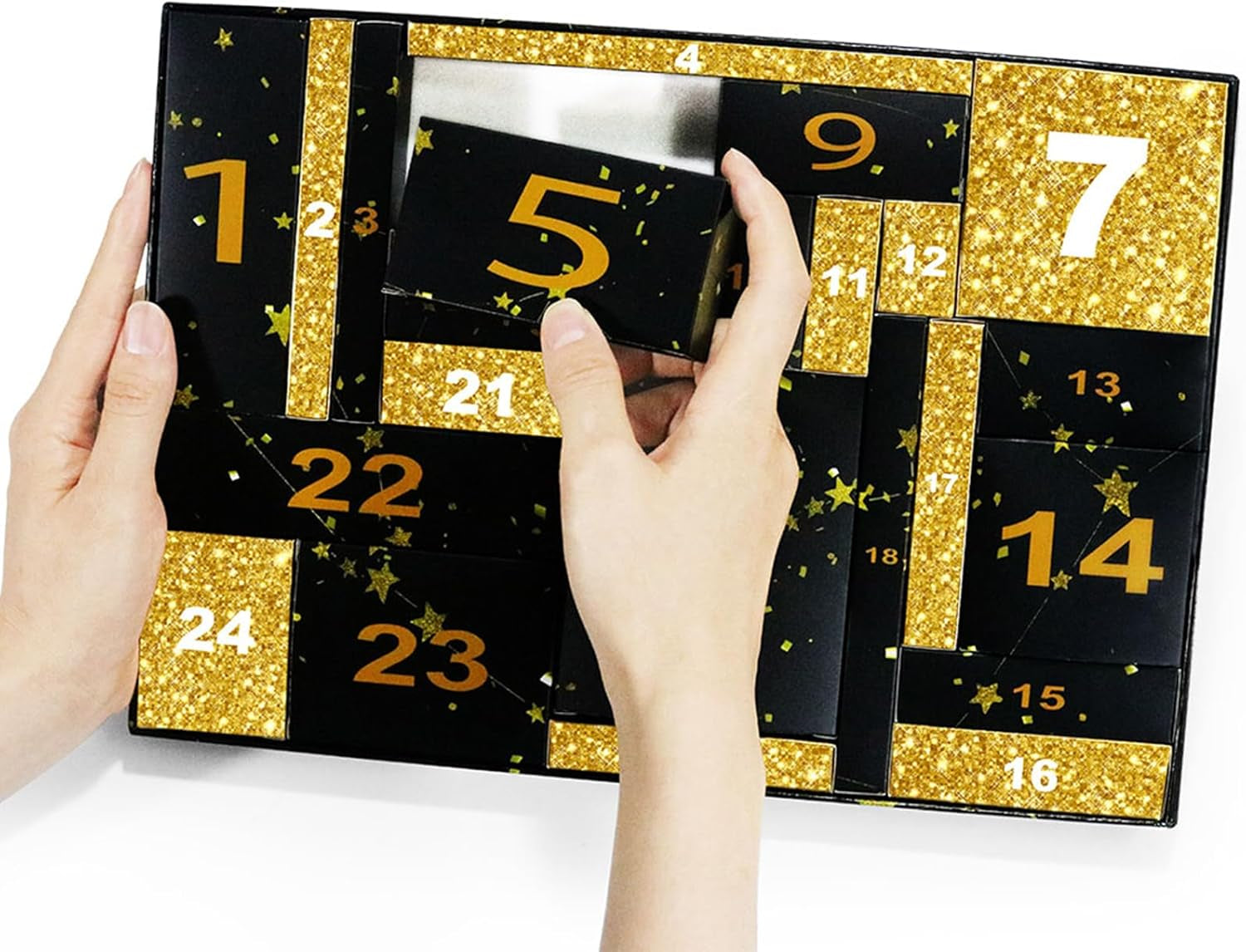 Calendrier De L'Avent 2025 Pour Femmes Et Filles, 24 Pcs Kit Maquillage Femme Professionnel, Calendrier Du Compte À Rebours,Cadeau De Noël Idéa#B