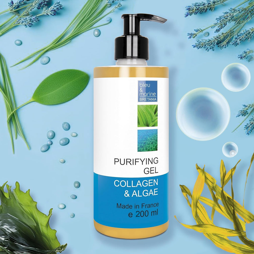 - Gel Purifiant Anti-Imperfections 200Ml | Nettoyant Visage | Équilibre Hydro-Lipidique | Algues, Marula Bio, Aloe Vera (Lot De 1)