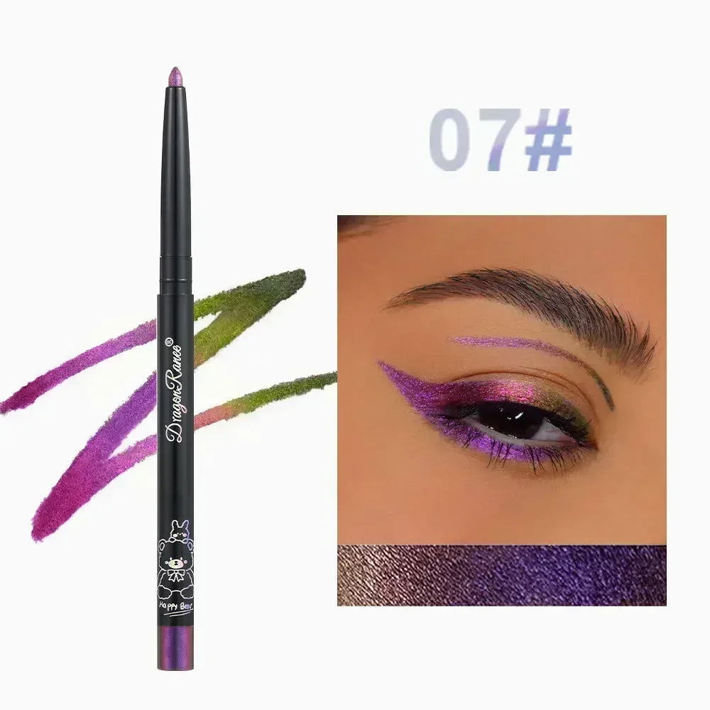 Eyeliner Paillettes Aurora Multi-Chrome - Vert Violet Métallique