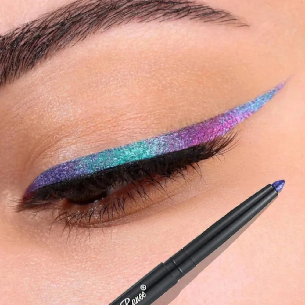 Eyeliner Paillettes Aurora Multi-Chrome - Vert Violet Métallique