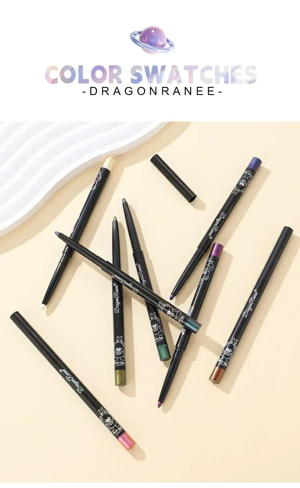 Eyeliner Paillettes Aurora Multi-Chrome - Vert Violet Métallique