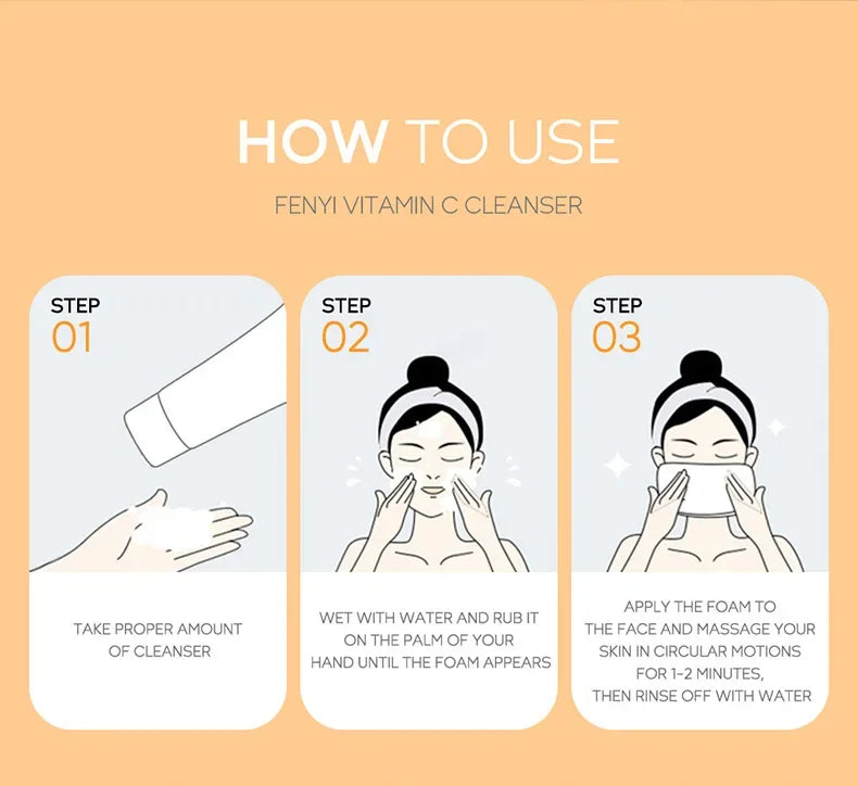 Nettoyant Visage Fleur de Cerisier Japonaise ou Vitamine C - Hydratant Anti-Points Noirs