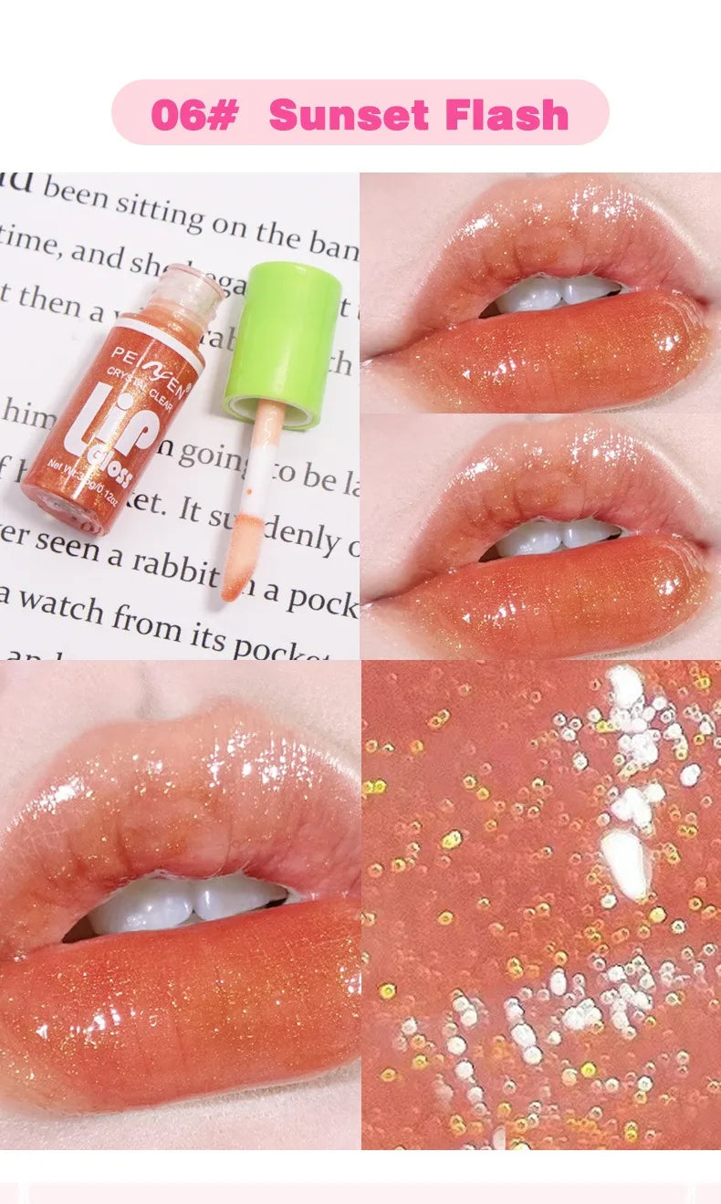 Coffret de 6 Gloss Hydratants Transparents - Huile à Lèvres Cosmétique