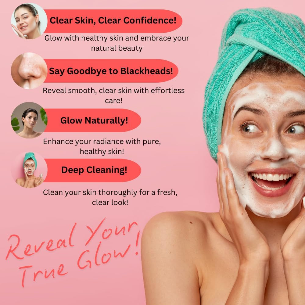 Nettoyant Pour Le Visage Rose Musquée 125G | Savon Naturel Artisanal Pour Le Visage Et Le Corps | Gommage Exfoliant Doux | Hydratation Et Soin Des Cicatrices | Peau Douce Et Éclatante