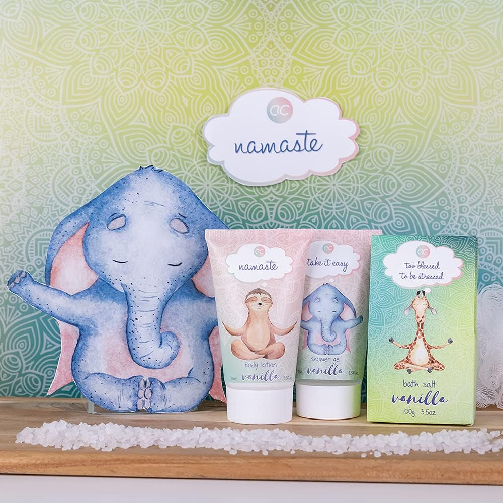 - Set De Bain Et Douche Anti-Stress Au Parfum De Vanille, Coffret Cadeau Pour Que Les Femmes Se Détendent Le Jour De Leur Anniversaire Coffret Cadeau Et Soin Bien-Être 5 Pièces Avec Baignoire